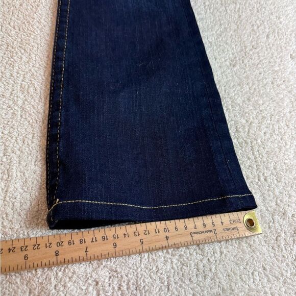 True Religion Jeans Womens Sz 27 Dark Wash Becca Flap Pockets Bootcut Red Label - Picture 6 of 12